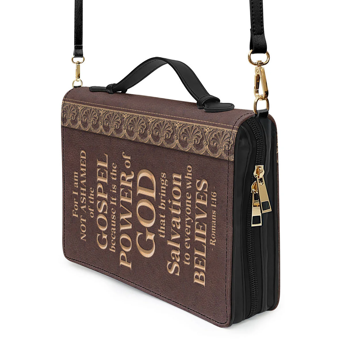 For I Am Not Ashamed Of The Gospel - Unique Personalized Bible Covers - AT4082405 - Image 5