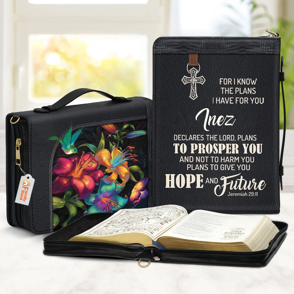 For I Know The Plans I Have For You - Awesome Personalized Bible Covers - AT4080744 - Image 2