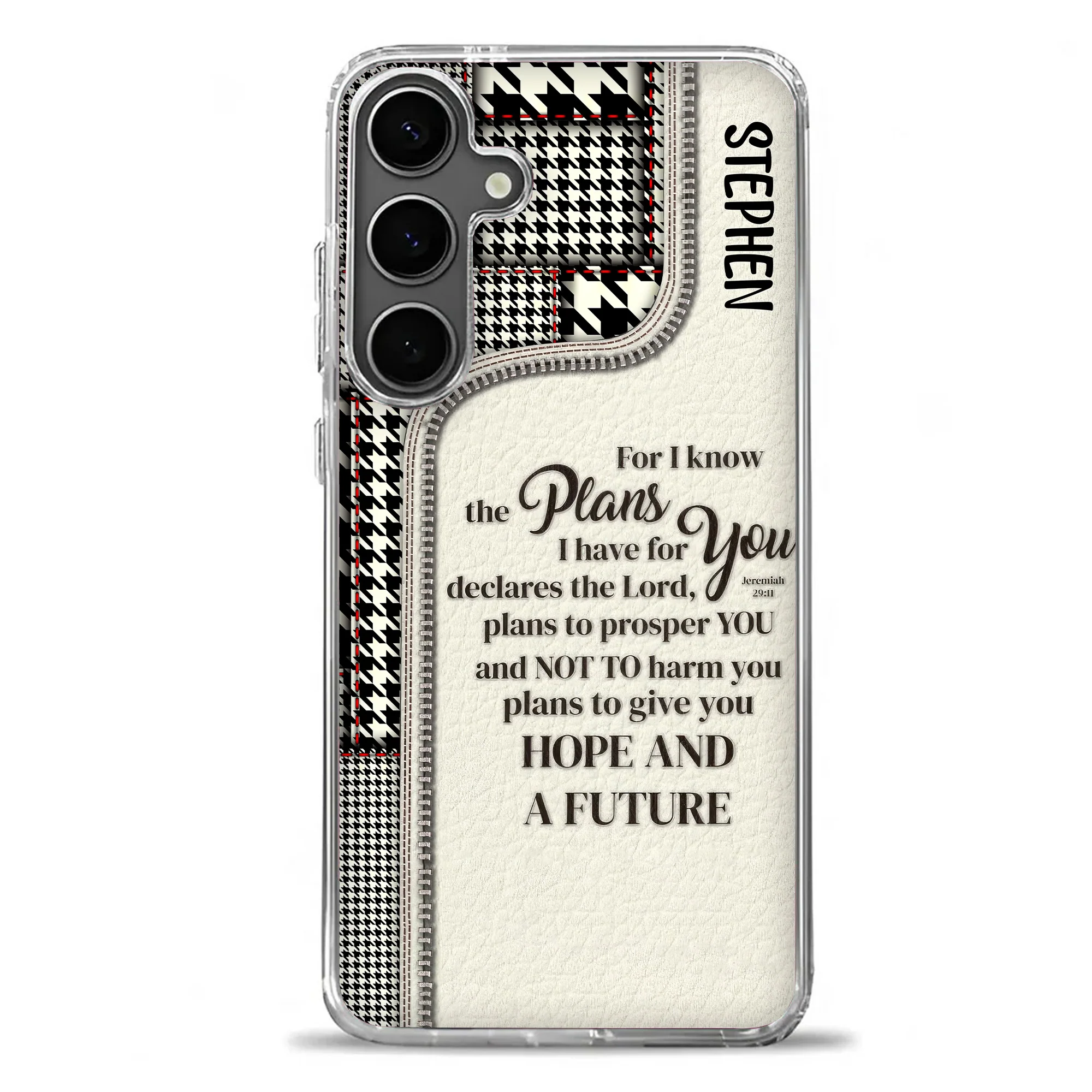 For I Know The Plans I Have For You Jeremiah 29:11 - Personalized Phone Case TD118 - Image 2