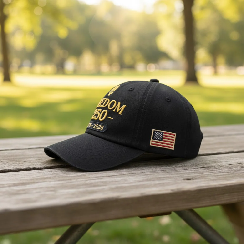 Freedom 250 Years 1776-2026 - Embroidered Cap - Gift For Patriotic, Veteran HN02 - Image 2
