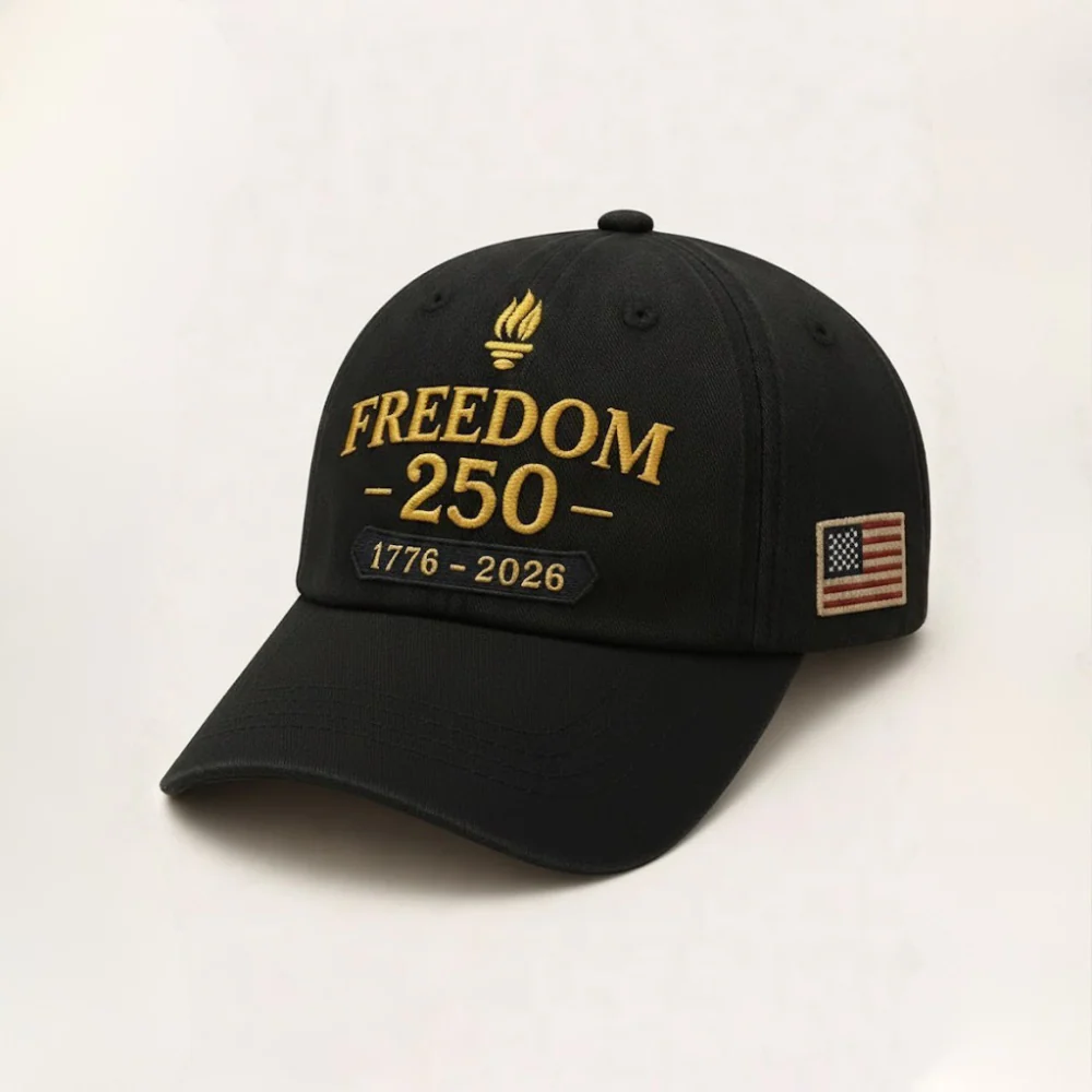 Freedom 250 Years 1776-2026 - Embroidered Cap - Gift For Patriotic, Veteran HN02 - Image 4