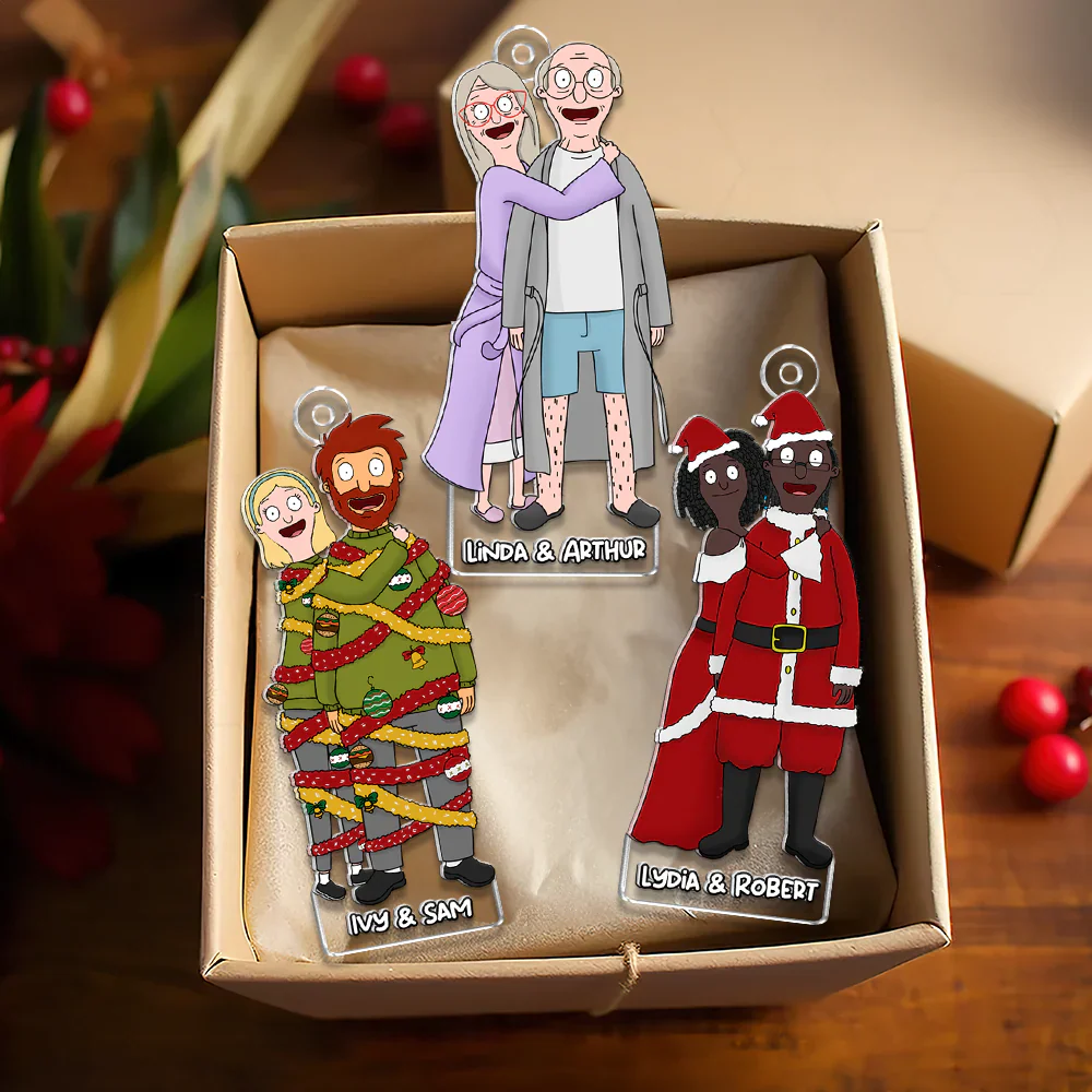 Funny Burger Couple Keychain - Gift For Couple, Husband Wife, Anniversary | CL56 - Image 2