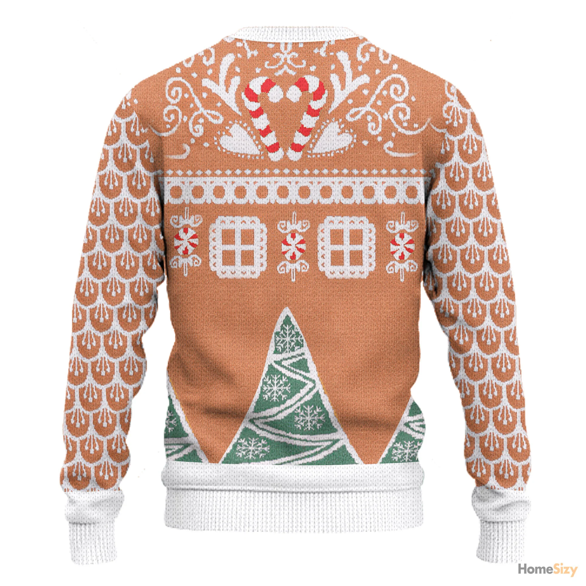 Gingerbread House Ugly Christmas Sweater - Image 2