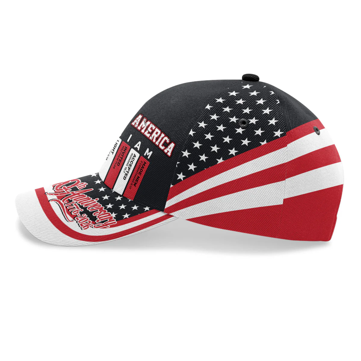 God Bless America - Personalized Classic Cap - 250 Years Of Independence Day Gift For Christian BA01 - Image 4