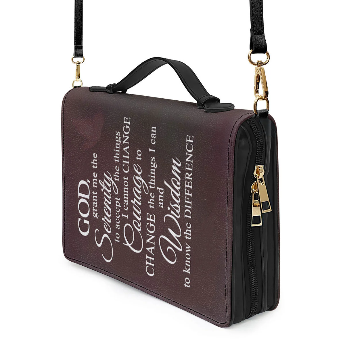 God, Grant Me The Serenity To Accept The Things I Cannot Change - Thoughtful Gift For Christians - Personalized Bible Covers - AT4080805 - Image 5