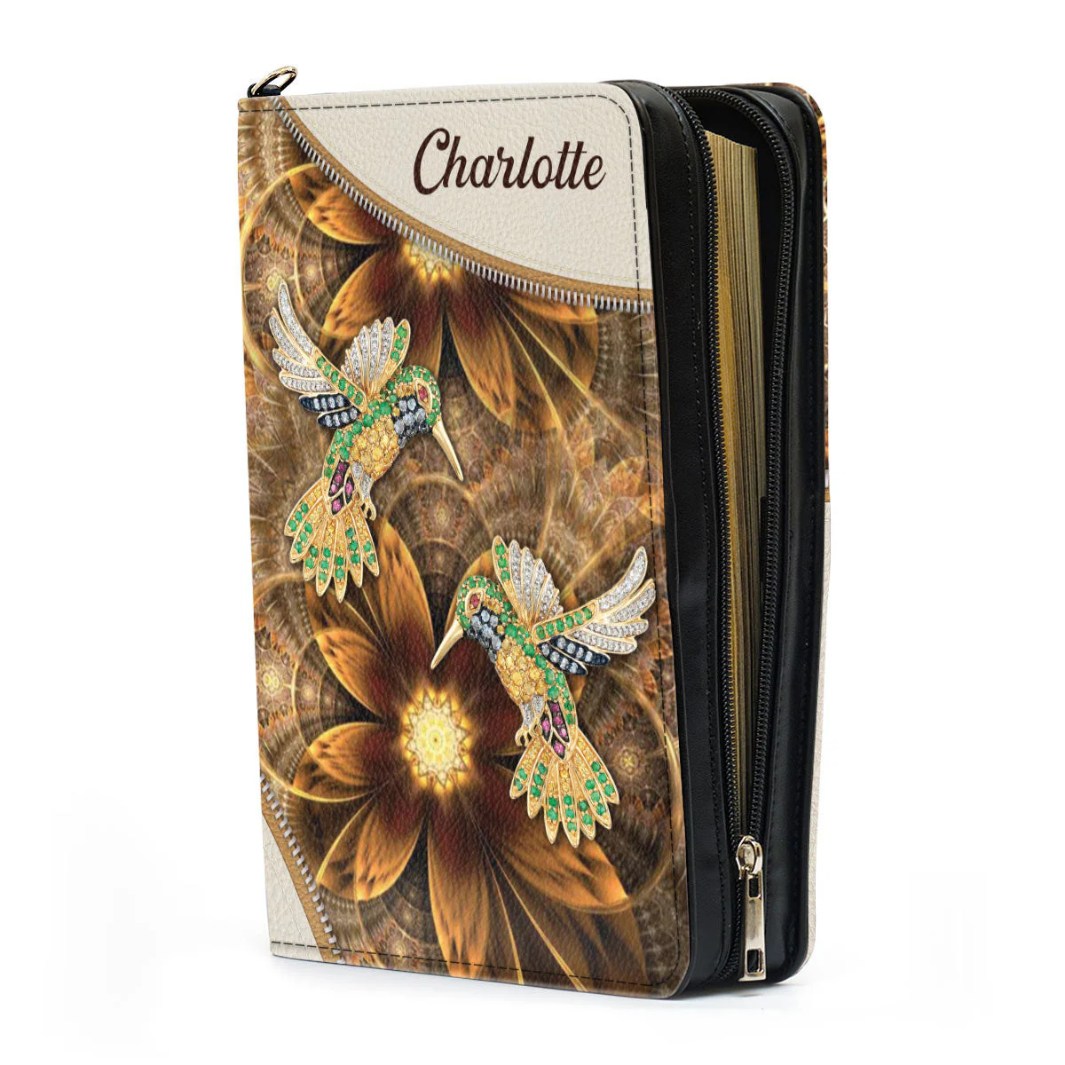 God Has An Amazing Plan For Your Life - Elegant Personalized Bird And Flower Bible Covers - AT4080745 - Image 4