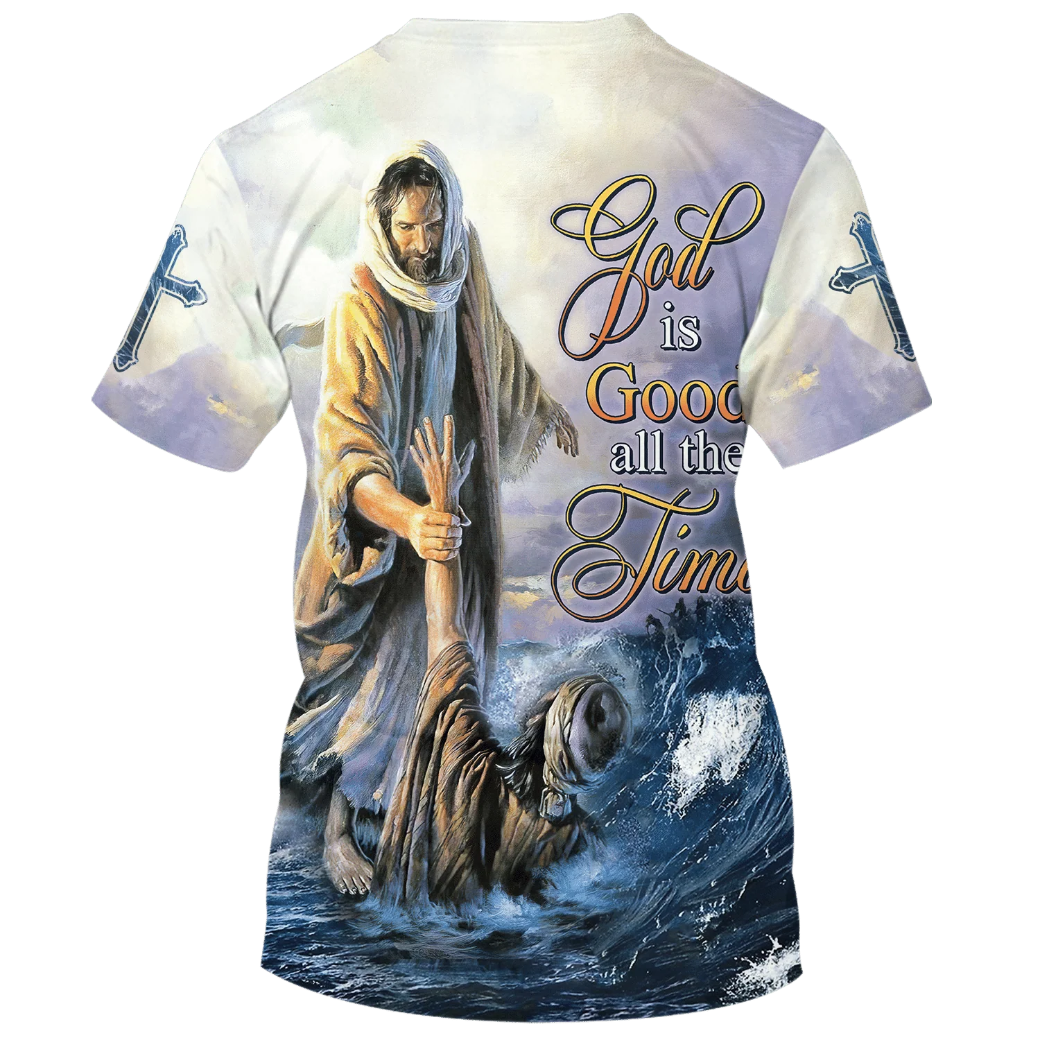 God Is Good All The Time T-shirt For Men - Image 2