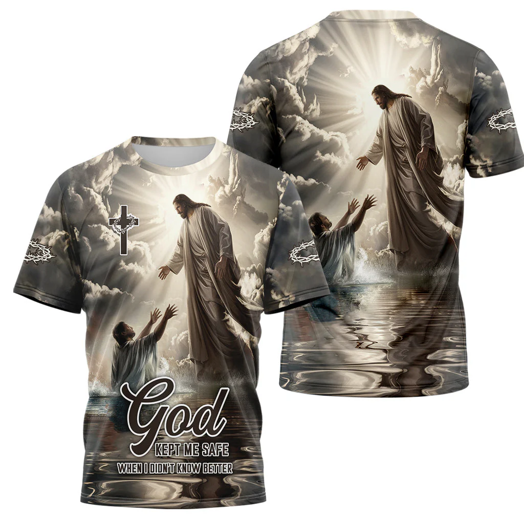 God Kept Me Safe When I Didn’t Know Better 3D TShirt - Image 3