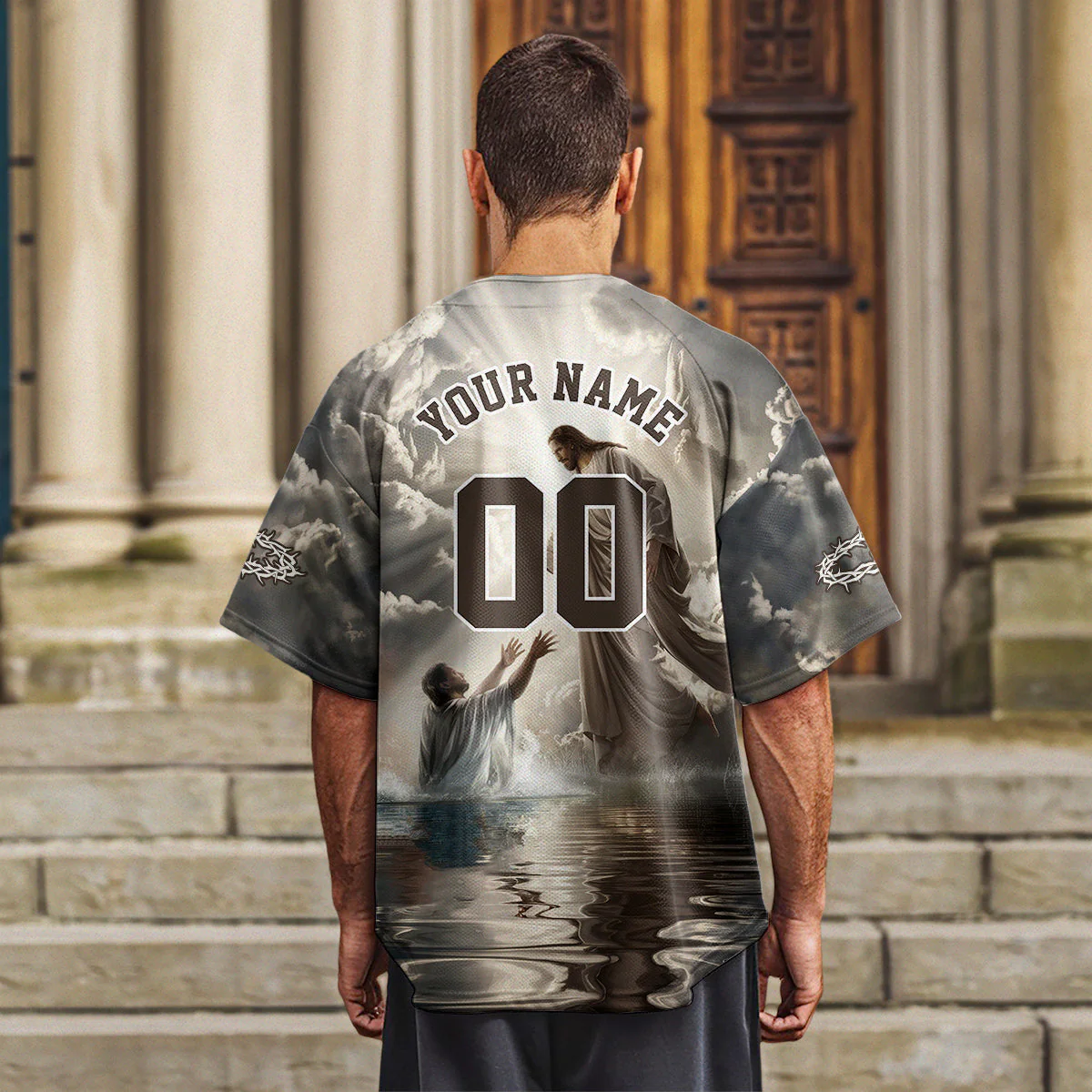 God Kept Me Safe When I Didn’t Know Better Baseball Jersey Bundle - Image 8