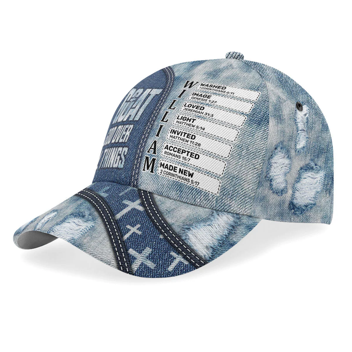 God Over All Thing - Personalized Classic Cap TD118 - Image 2