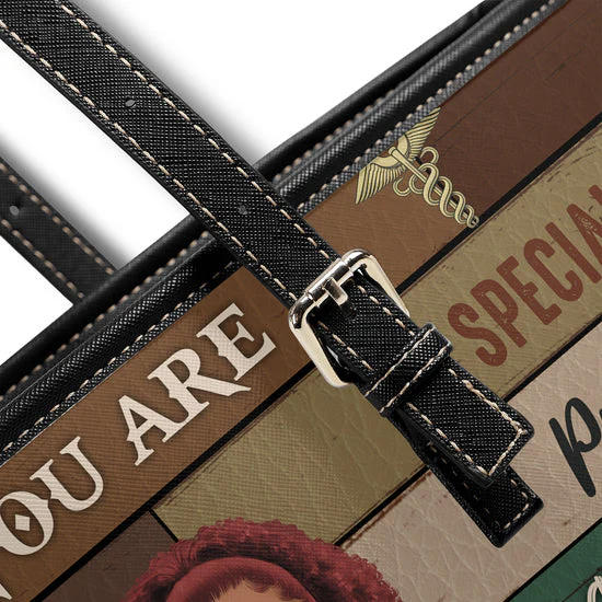 God Say You Are - Personalized Leather Tote Bag - Gift For Nurse | NR4 HH01 - Image 3