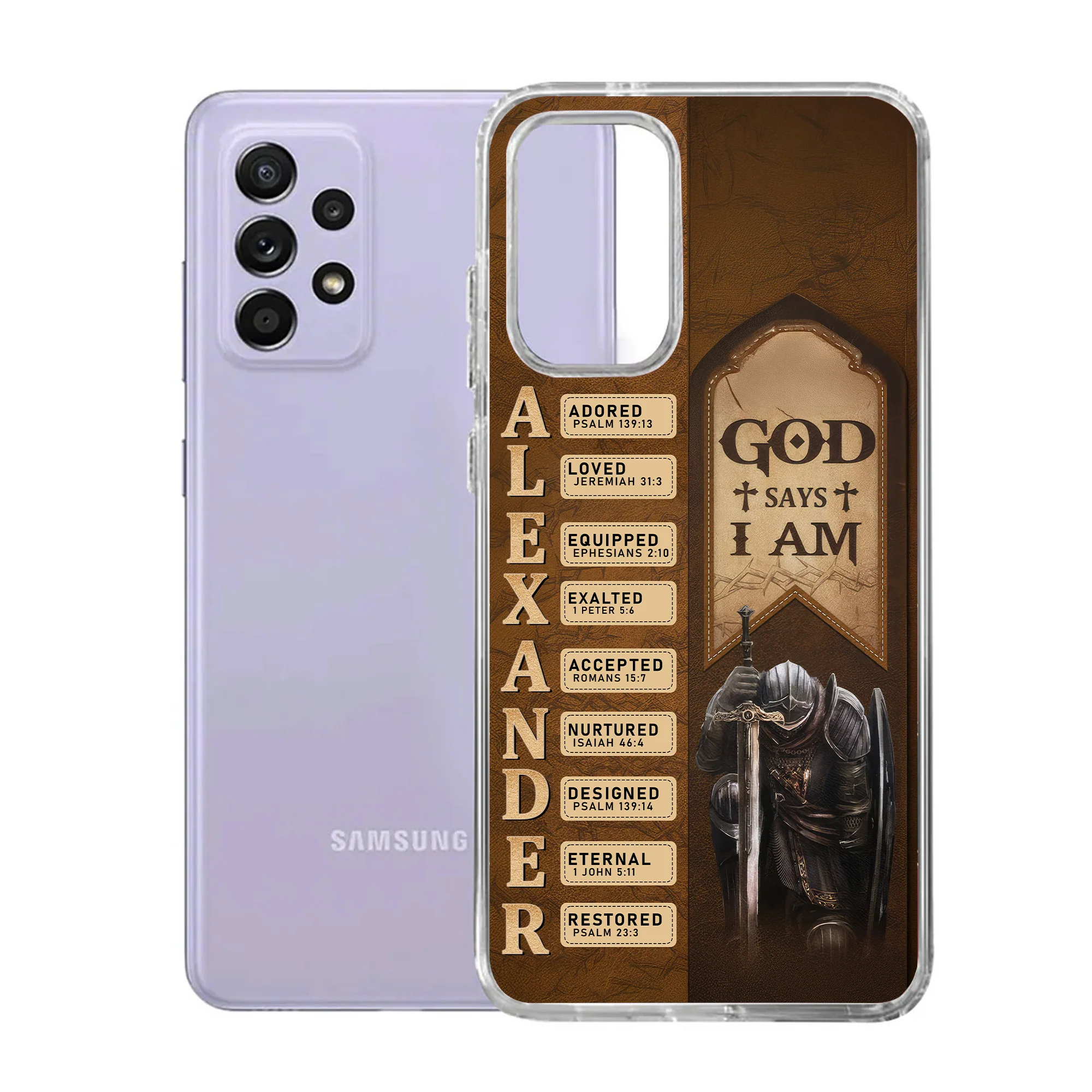 God Says I Am Accepted - Personalized Phone Case TD118 - Image 6