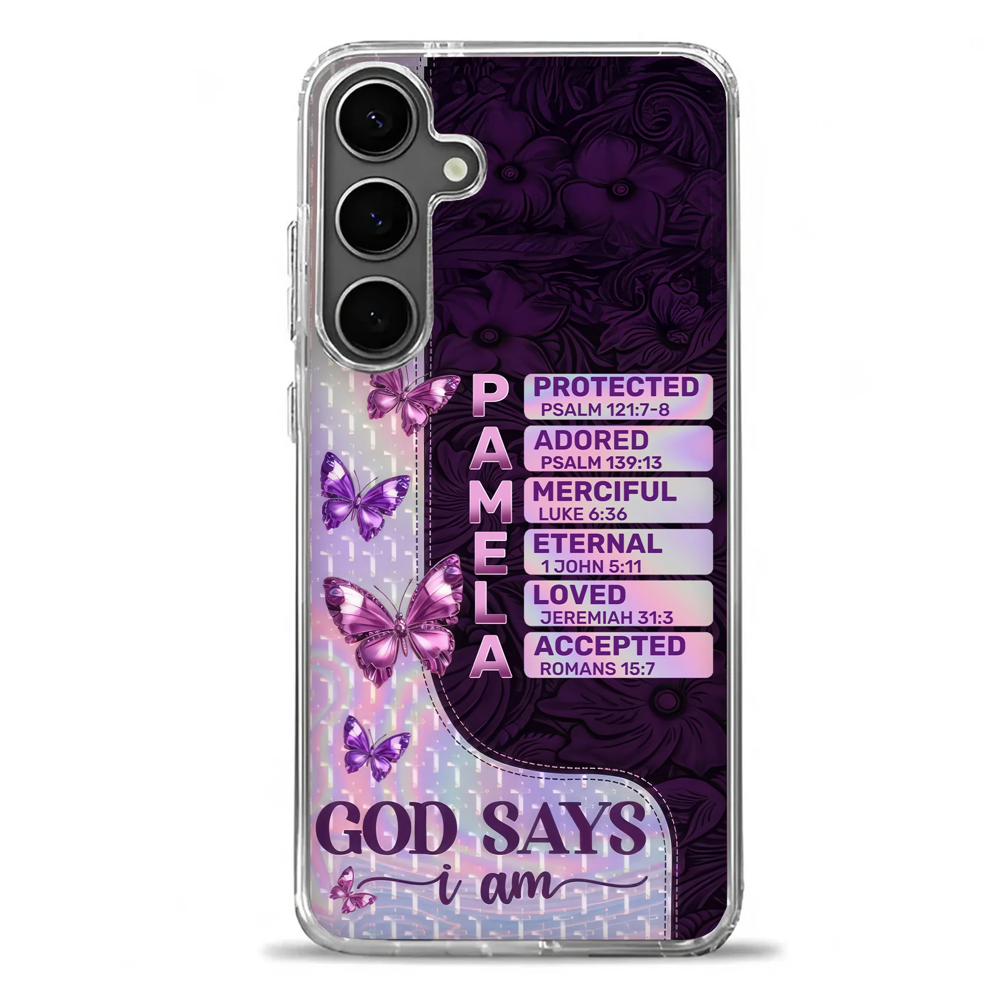 God Says I Am Chosen - Personalized Phone Case TD118 - Image 2