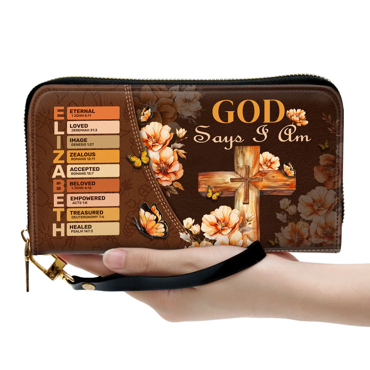 God Says I Am Eternal - Personalized Clutch Purse TD118 - Image 2