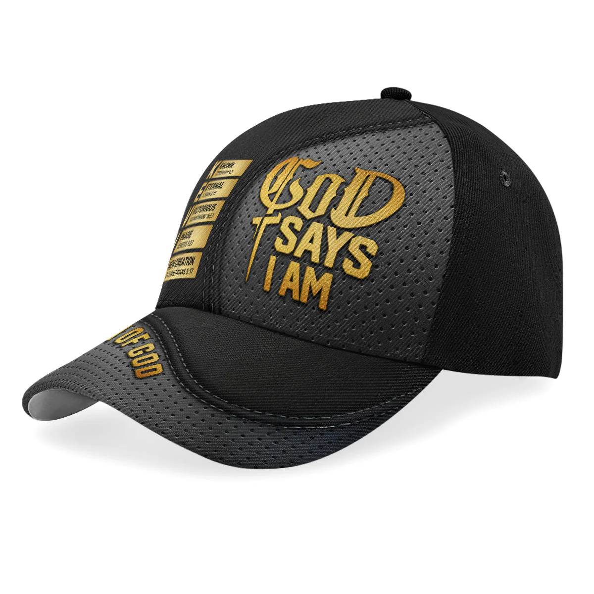 God Says I Am Known - Personalized Classic Cap | TD118 - Image 2