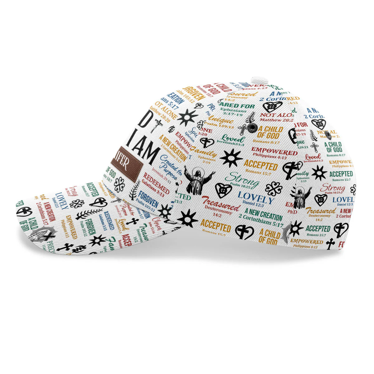 God Says I Am - Personalized Classic Cap - Christian Gift For Mom, Grandma BA01 - Image 3