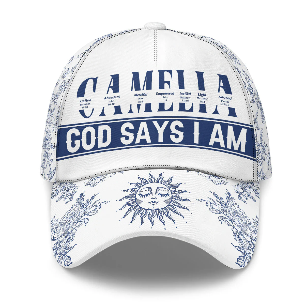 God Says I Am - Personalized Classic Cap - Gift For Mom, Wife, Grandma | HN02