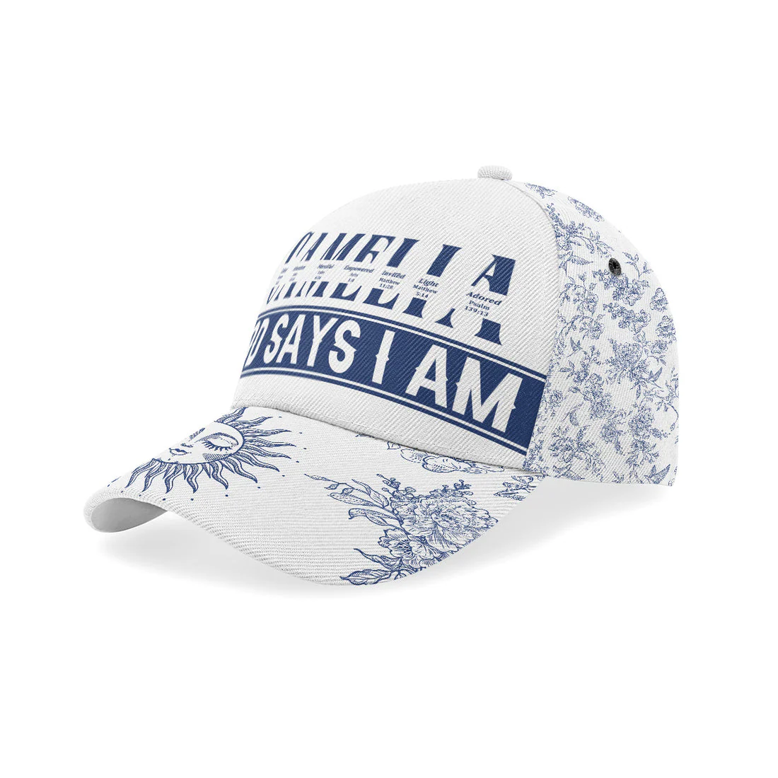God Says I Am - Personalized Classic Cap - Gift For Mom, Wife, Grandma | HN02 - Image 2