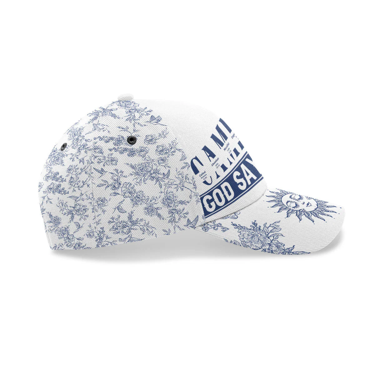 God Says I Am - Personalized Classic Cap - Gift For Mom, Wife, Grandma | HN02 - Image 4