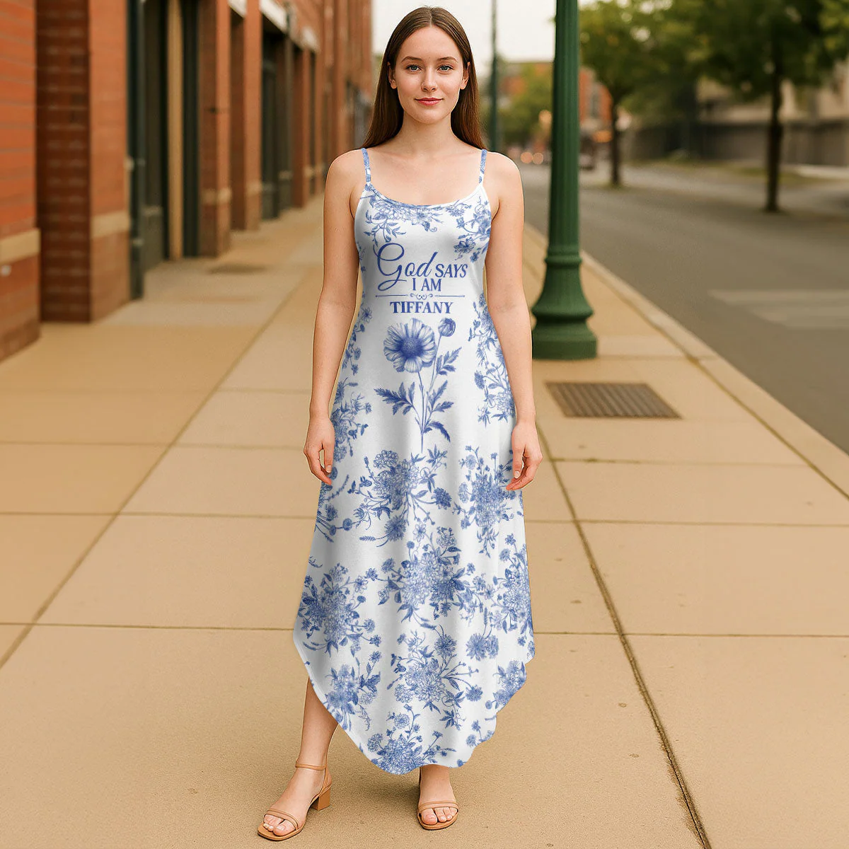 God Says I Am - Personalized Maxi Dress - Image 5