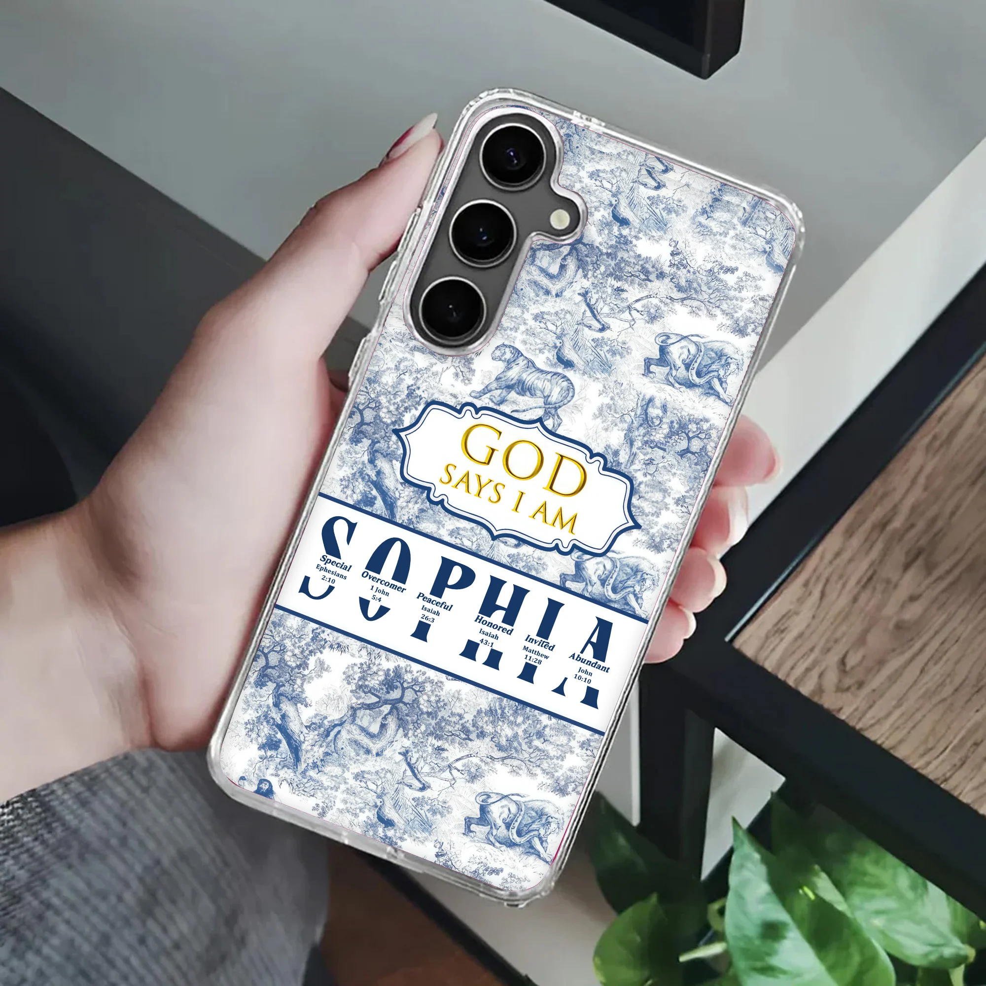 God Says I Am Special - Personalized Phone Case TD118 - Image 4