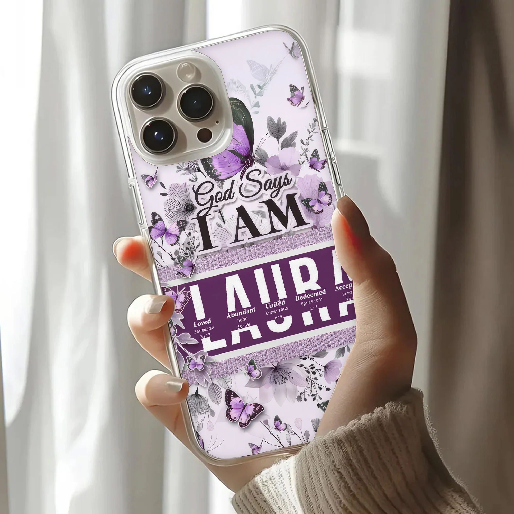 God Says I Am Special - Personalized Phone Case TD118 - Image 3