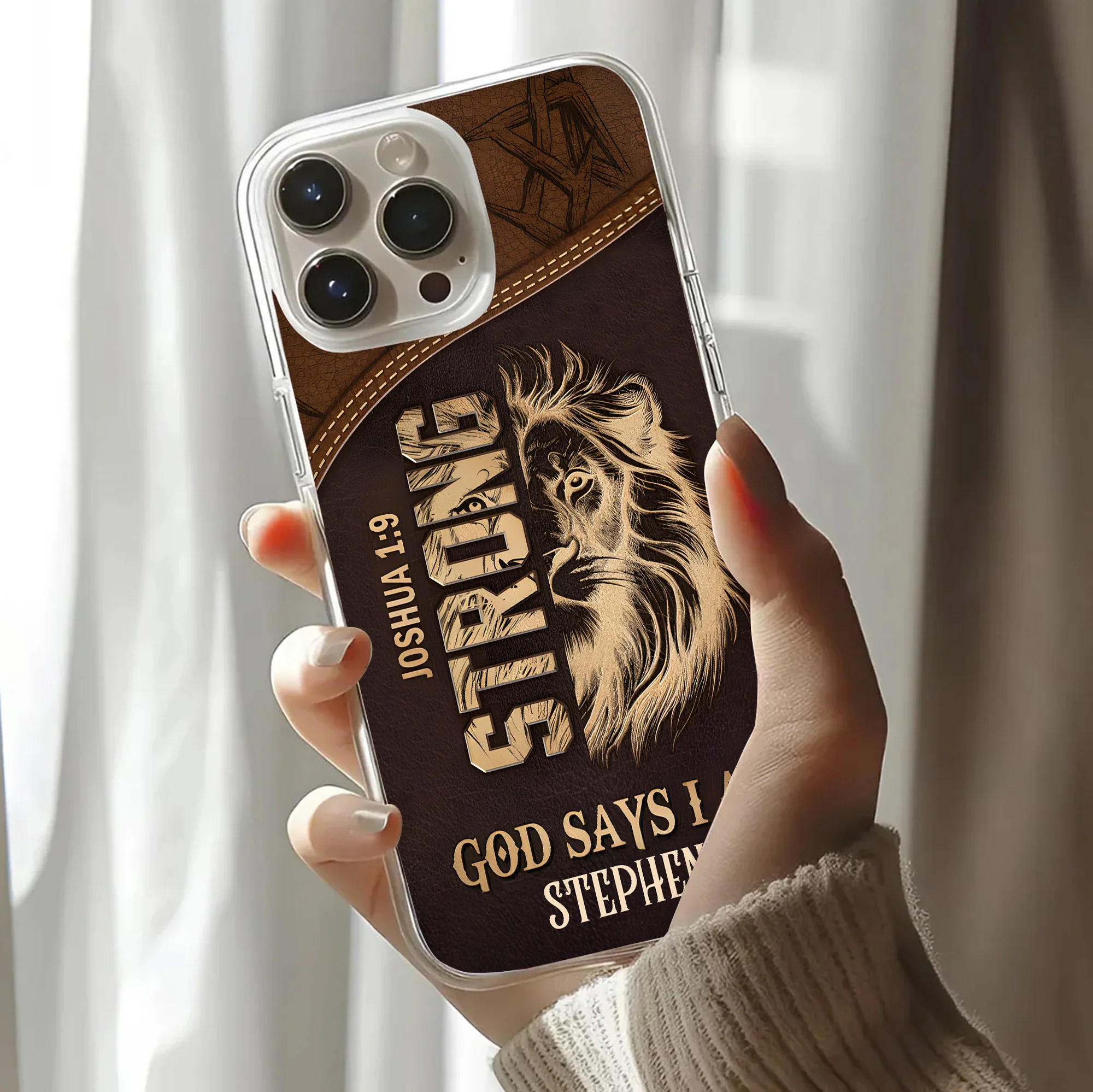 God Says I Am Strong - Personalized Phone Case TD118 - Image 3