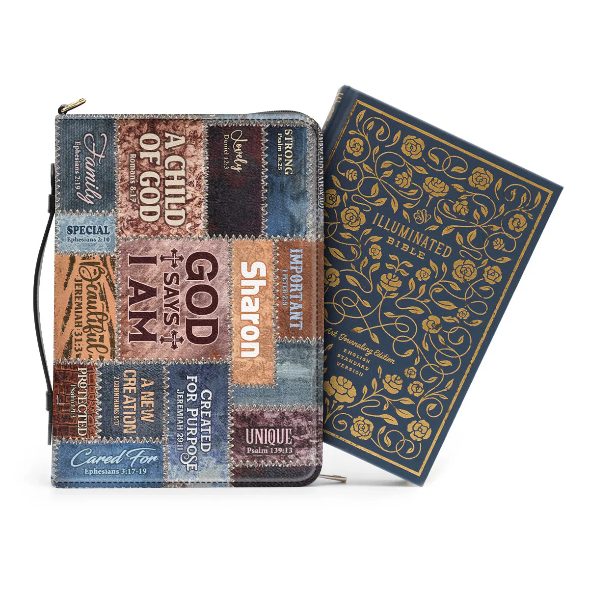 God Says I Am - Thoughtful Gift For Christians - Personalized Bible Covers - AT4080972 - Image 2
