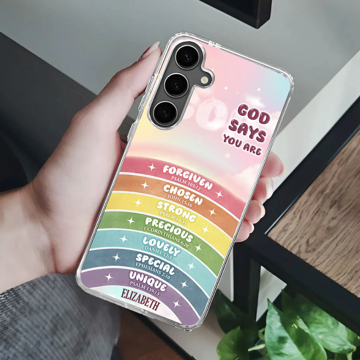 God Says You Are - Personalized Phone Case TD118 - Image 2