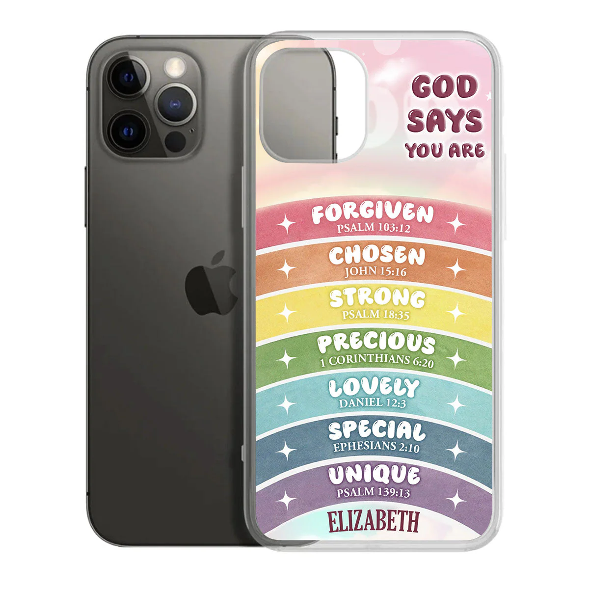 God Says You Are - Personalized Phone Case TD118 - Image 6