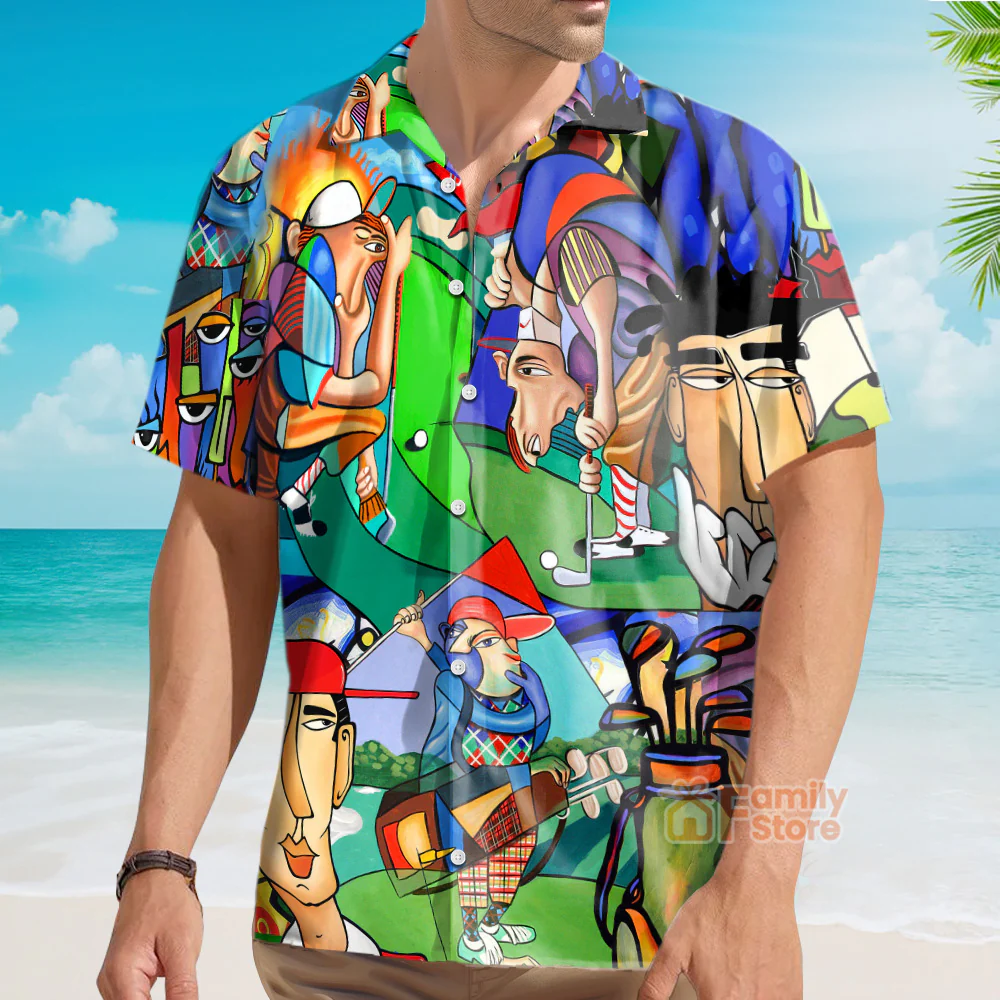 Golf That's What I Do I Play Golf I Know Thing - Hawaiian Shirt - Image 3