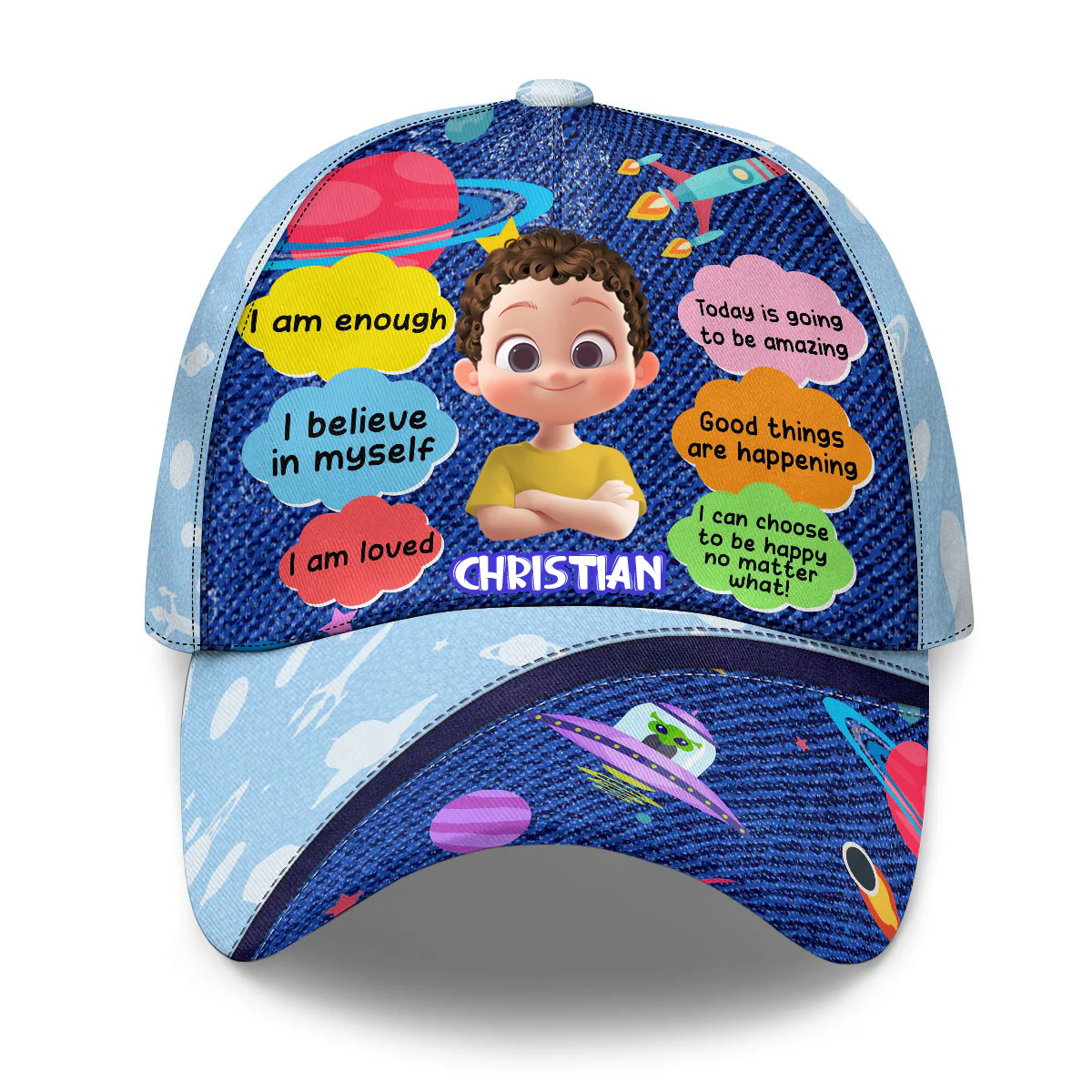 Good Things Are Happening - Personalized Classic Cap - Gift For Kids | GR29 HN02 - Image 6