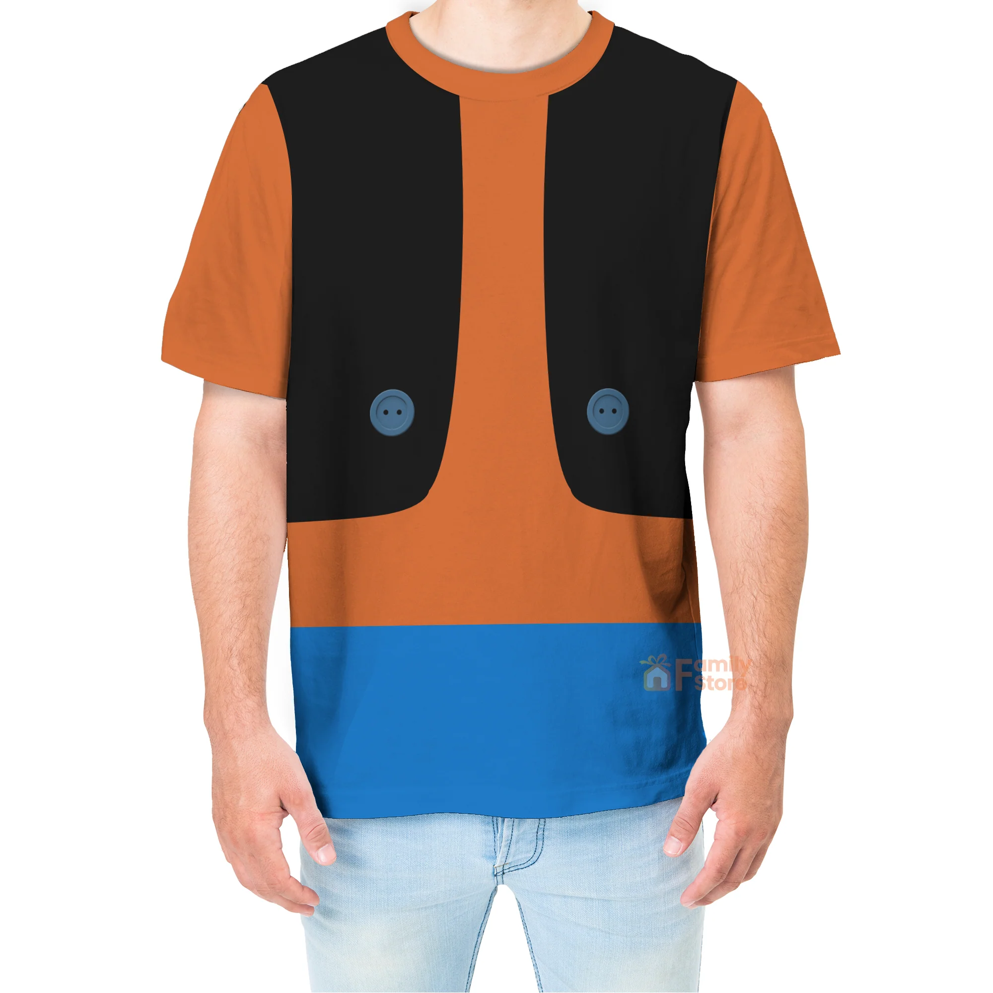 Goofy Disney Birthday Costume 3D T-Shirt - Image 4