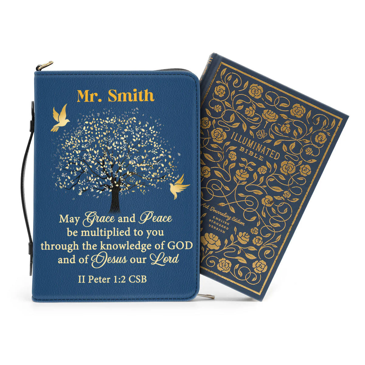 Grace And Peace - Thoughtful Gift For Christians - Personalized Bible Covers - AT4082413 - Image 4