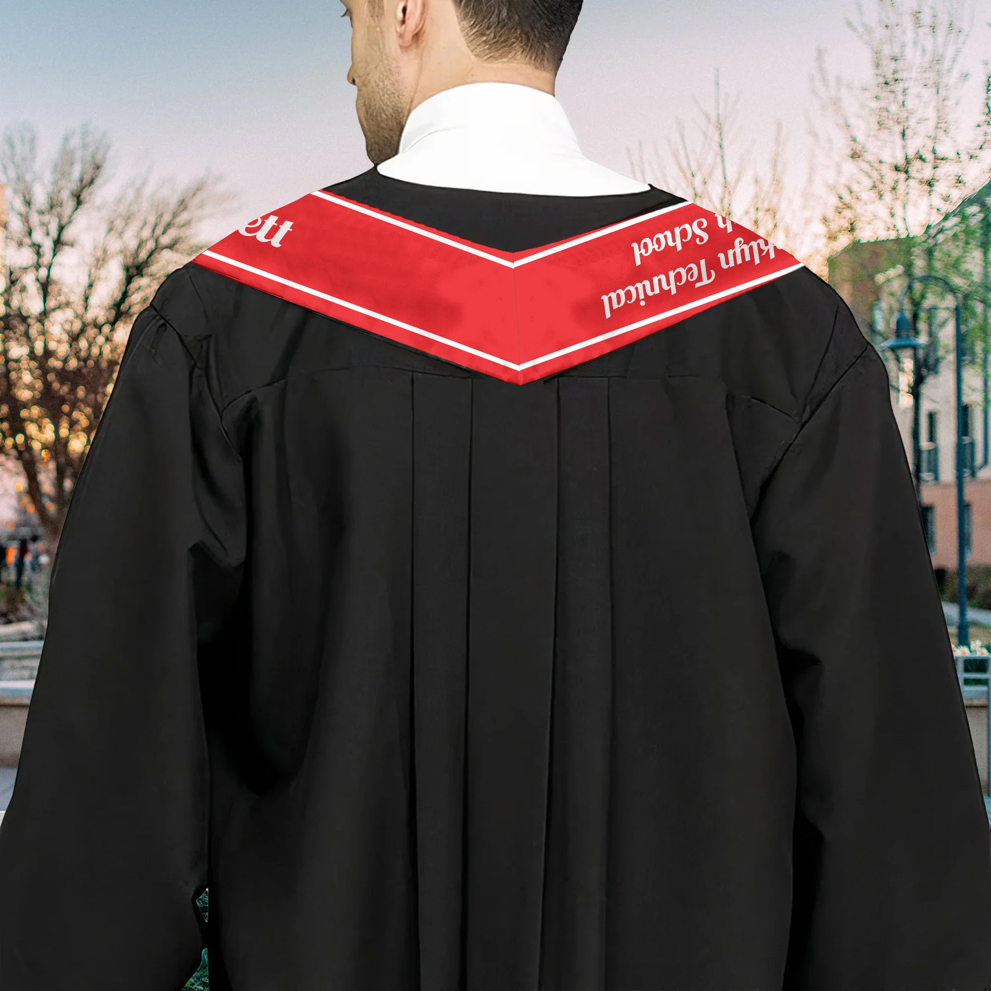 Graduate Class of 2025 - Personalized Graduation Stoles - Graduation Gift, Senior Gift | Custom Photo NH96 - Image 4