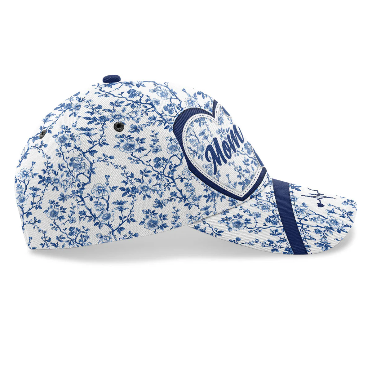 Grandma Mom Toile De Jouy - Personalized Classic Cap - Christian Gift For Grandma BA01 - Image 4