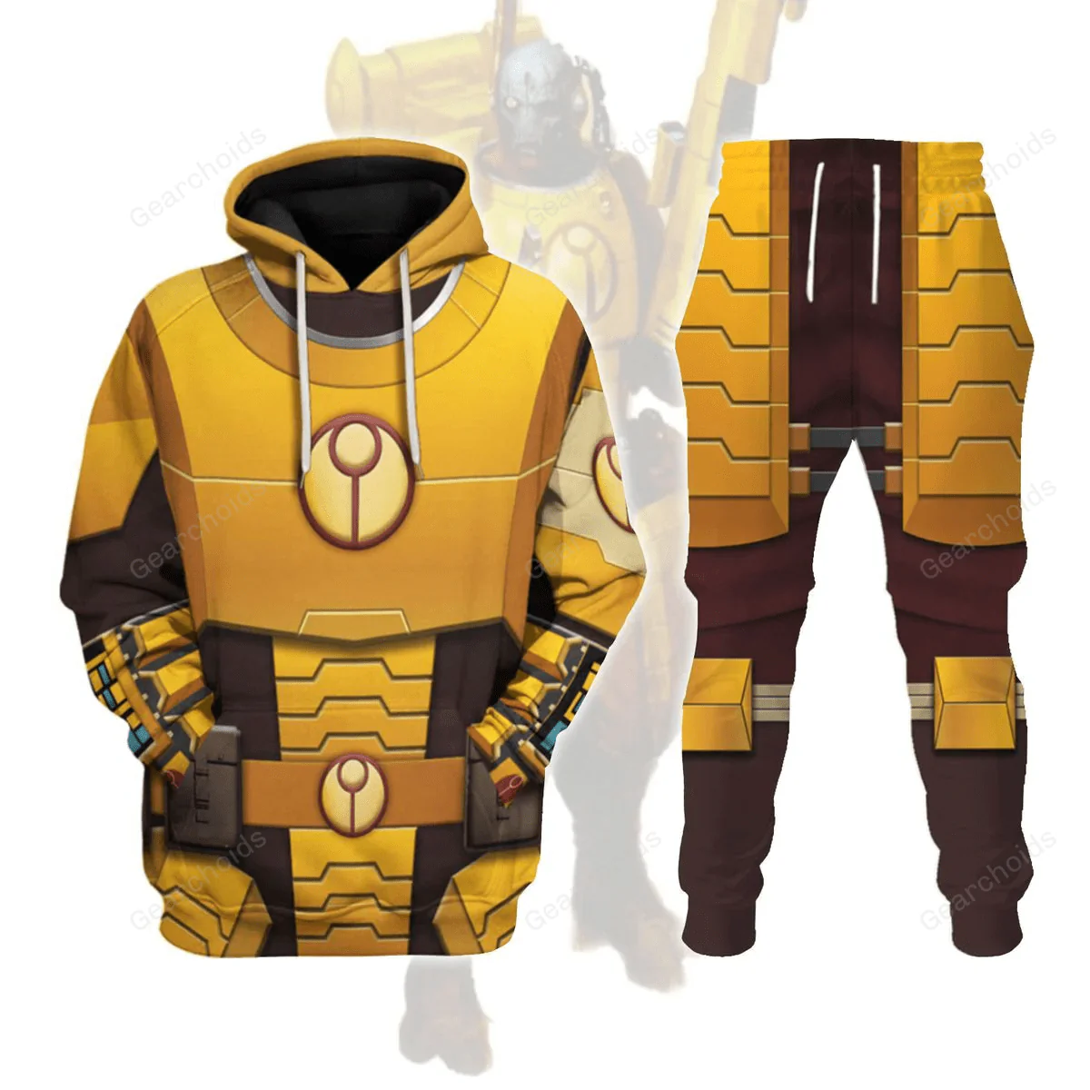 Greater Good Deep Strike Veteran Tau Empire - Costume Cosplay Hoodie Sweatshirt Sweatpants CSWRH034