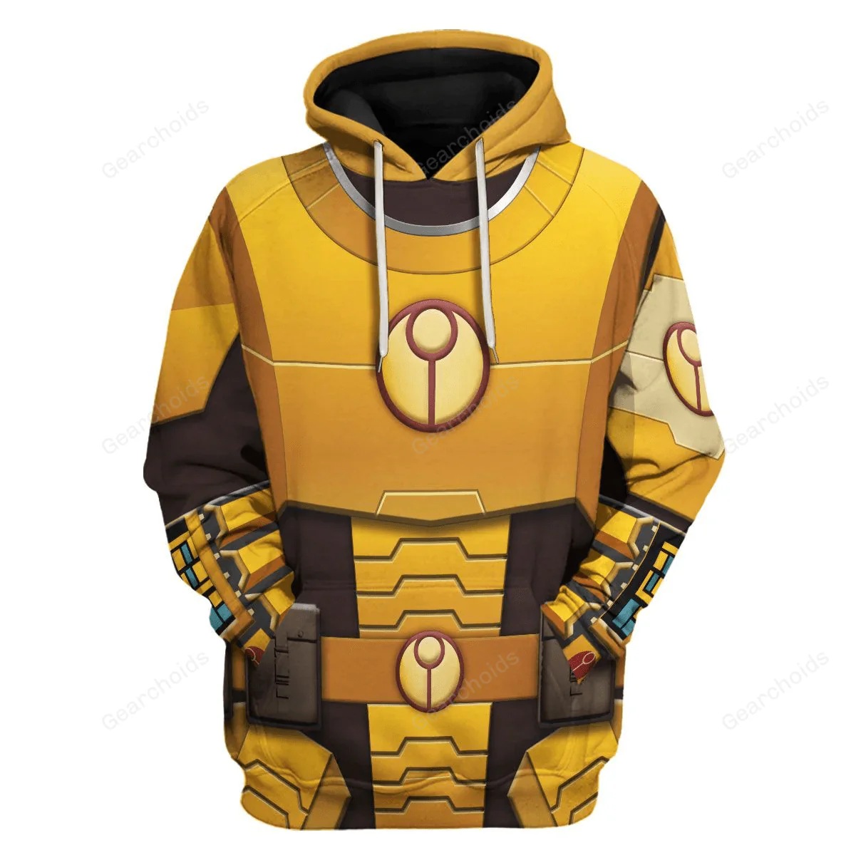 Greater Good Deep Strike Veteran Tau Empire - Costume Cosplay Hoodie Sweatshirt Sweatpants CSWRH034 - Image 2