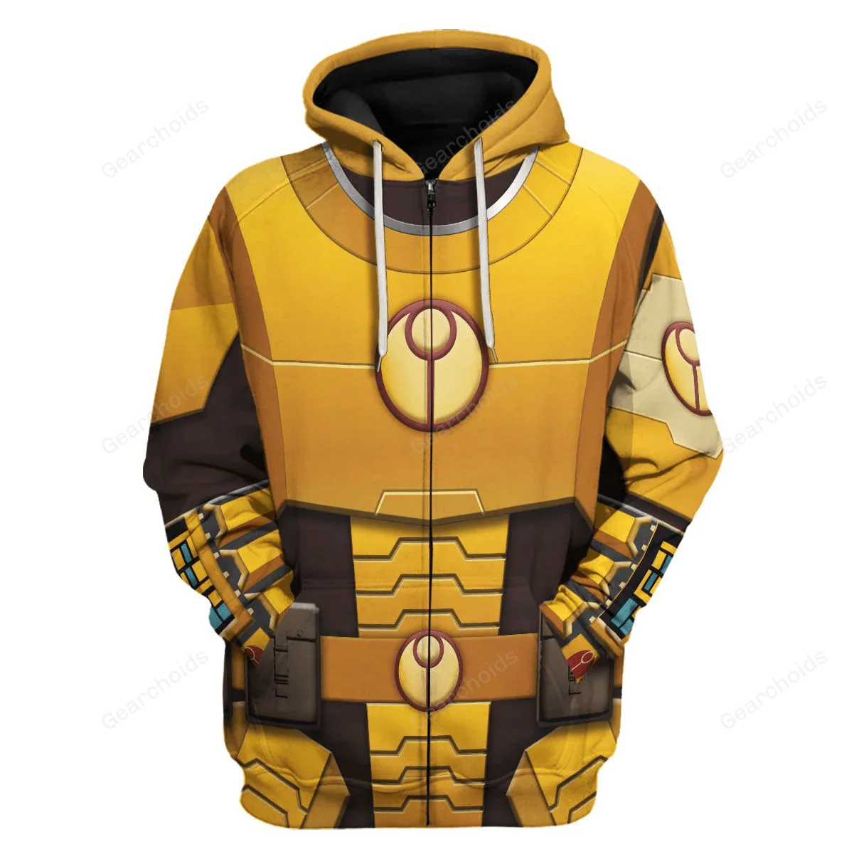 Greater Good Deep Strike Veteran Tau Empire - Costume Cosplay Hoodie Sweatshirt Sweatpants CSWRH034 - Image 3
