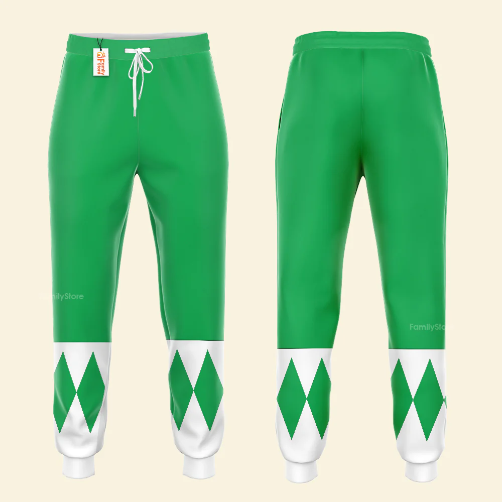 Green Ranger Mighty Morphin The Movie (1995) C1 - Hoodie Set, Sweatshirt, Sweatpants PRHS84 - Image 9