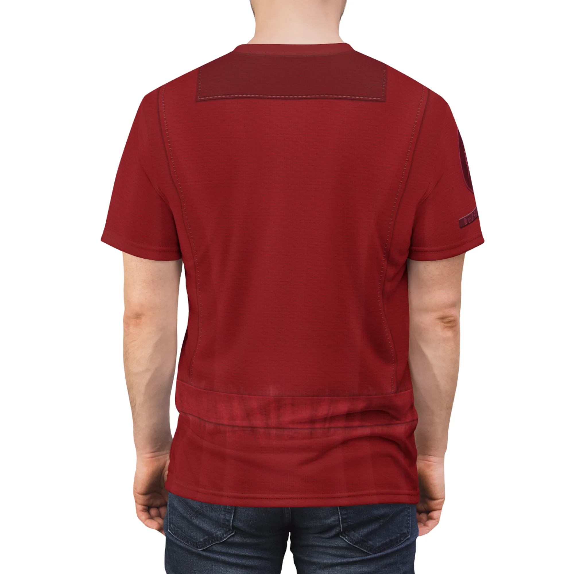 Guardians Of The Galaxy Vol. 3 Costume, Team Red Jumpsuit T-Shirt - Image 2