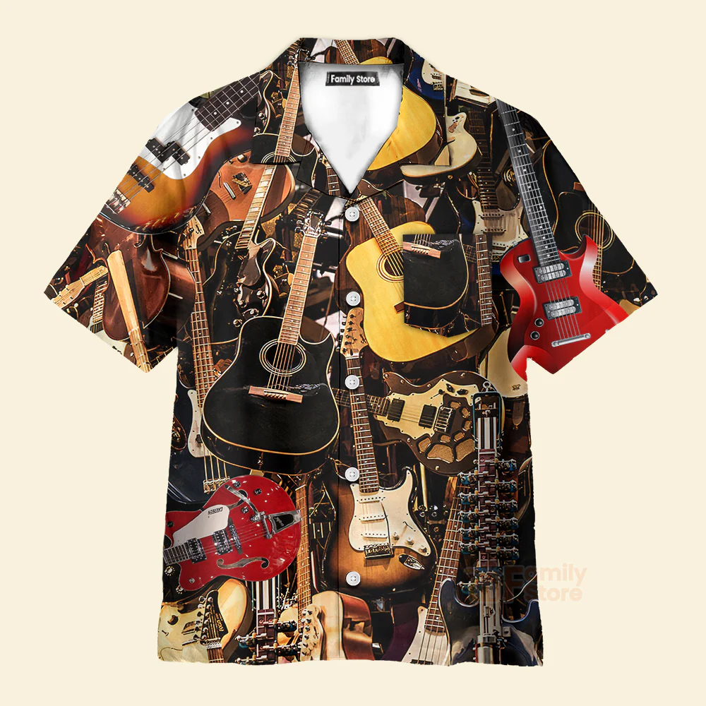 Guitar Music You Can Have Guitar Hawaiian Shirt - Image 2
