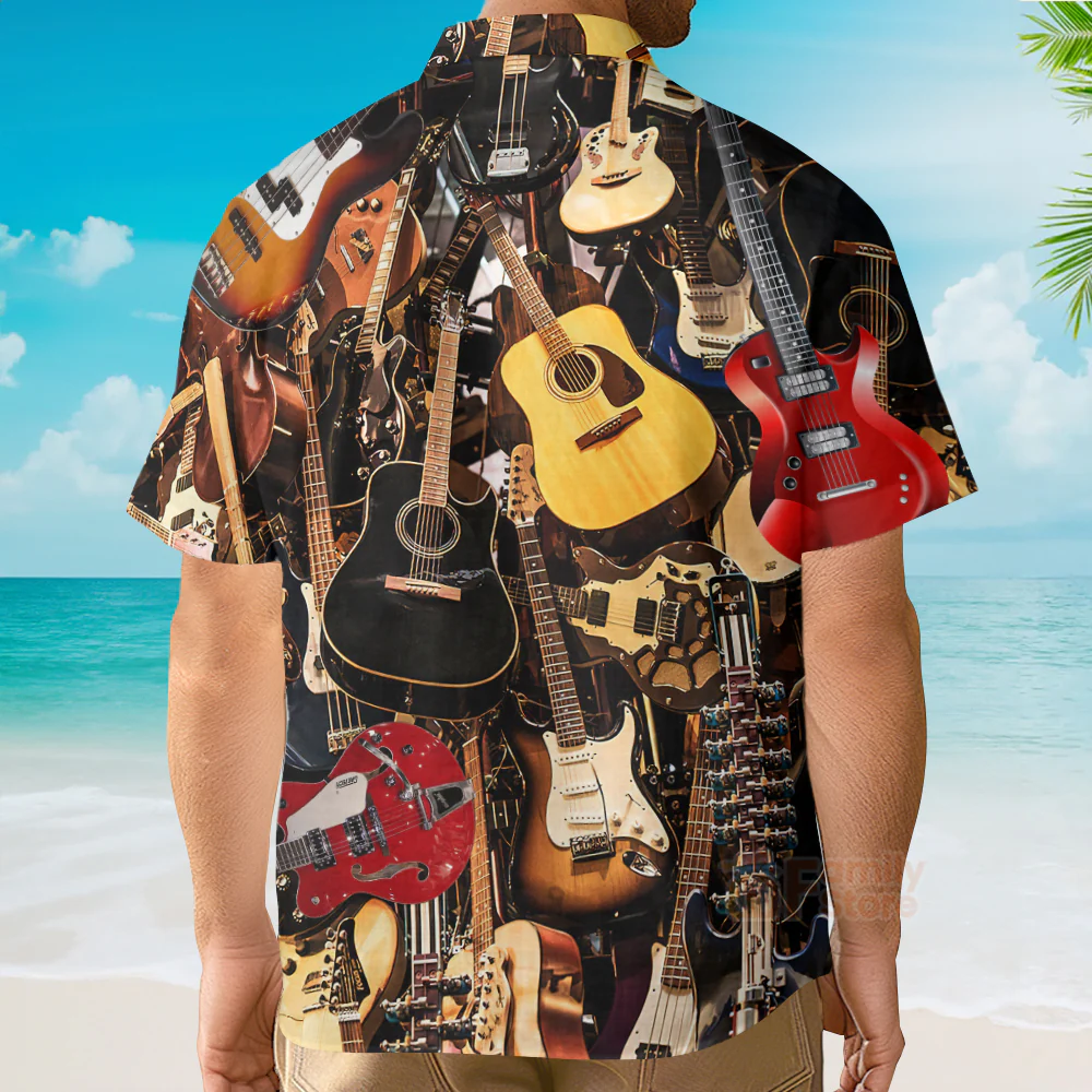 Guitar Music You Can Have Guitar Hawaiian Shirt - Image 5