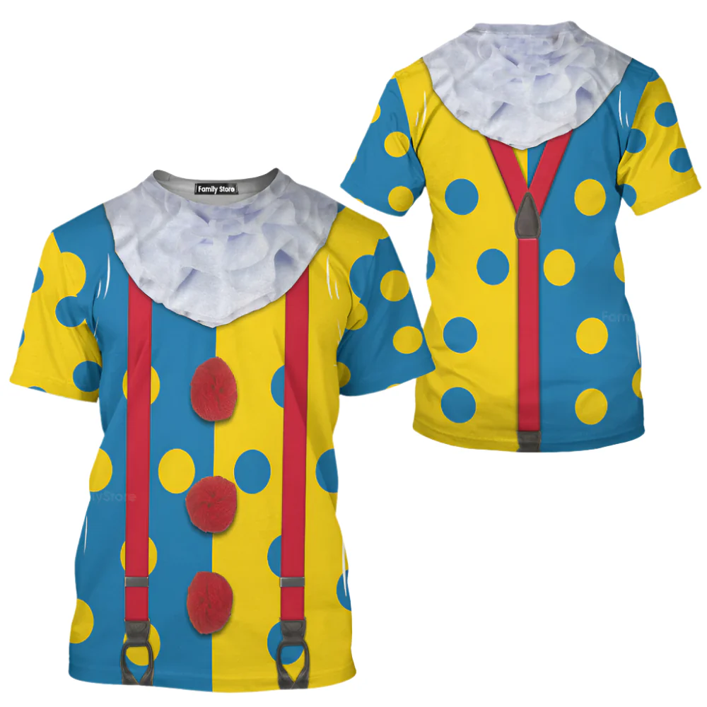 Halloween Clown Suit All Over Printed - 3D TShirt - Image 2