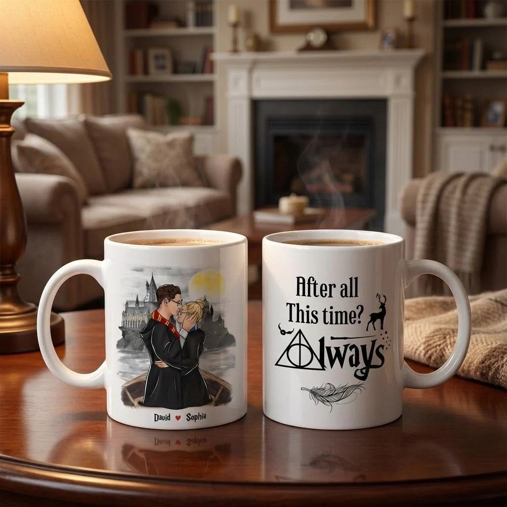 HaPo After All This Time - Personalized White Mug - Gift For Couple | CL20 HH01 - Image 2