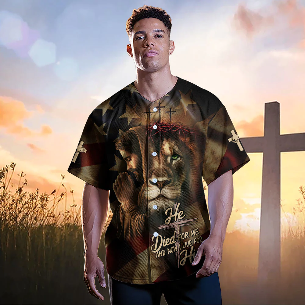 He Died For Me And Now I Live For Him Baseball Jersey Bundle - Image 11