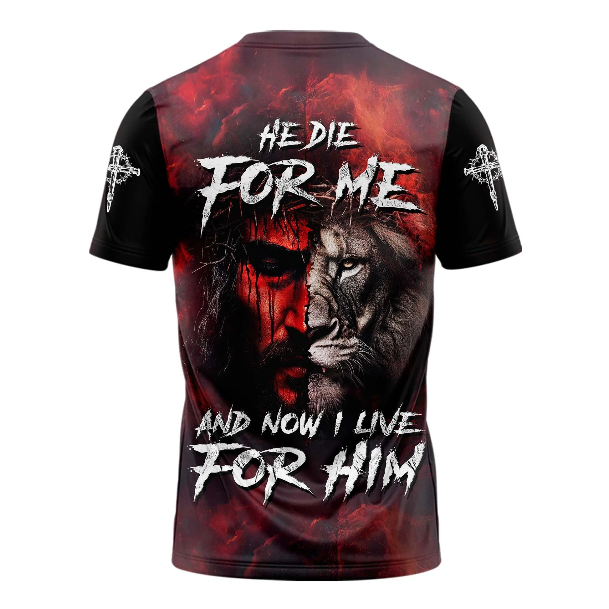 He Died For Me Lion 3D TShirt - Image 2