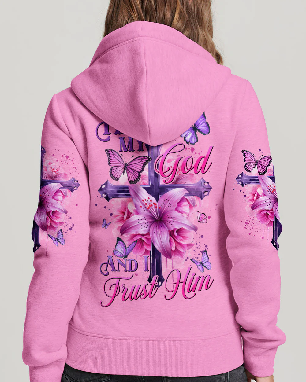 He Is My God And I Trust Him Women's All Over Print Shirt - hi0605242 - Image 10