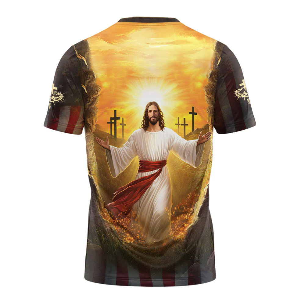 He Is Risen 3D TShirt - Image 2