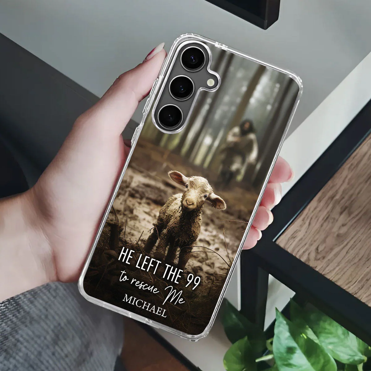 He Left The 99 To Rescue Me - Personalized Phone Case TD118 - Image 4